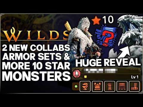 Monster Hunter Wilds - 2 MORE New Collabs, New Armor Sets/Weapons, 10 Star Monsters Revealed & More!