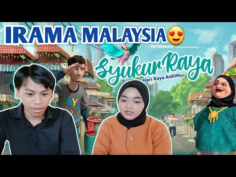 FINALLY!! Indonesian React PETRONAS RAYA 2021 : Syukur Raya | Iklan Raya Malaysia