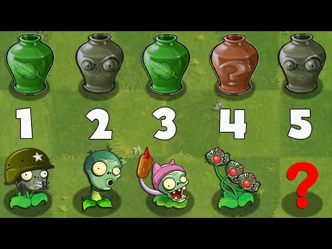100% Vasebreaker Endless | All ZomPlants - Plants vs Zombies Mod ZomPlants vs Zombotany