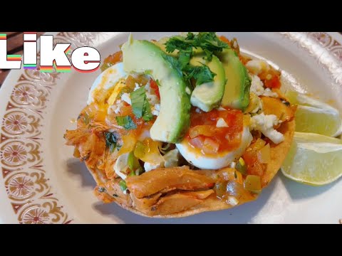 Cómo hacer Enchiladas Hondureñas paso a paso/Tostadas de pollo/ RECETA FÁCIL DE PREPARAR.