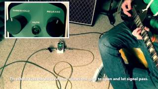 Video thumbnail for Guitar effects Electro Harmonix Hum Debugger and Pigtronix Gate Keeper, clean pedal comparison by Expanding Sound