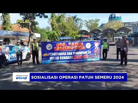 POLRES PAMEKASAN SOSIALISASI PRA OPERASI PATUH SEMERU 2024