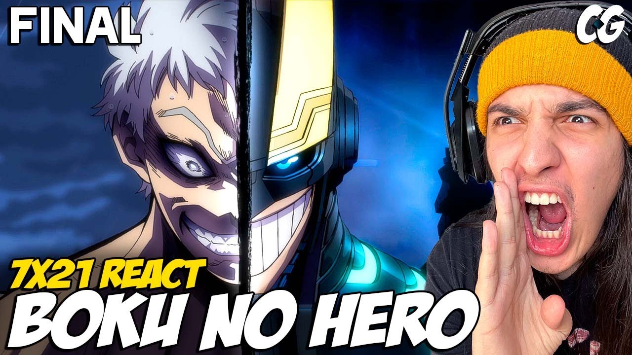 ARMORED ALL MIGHT VS ALL FOR ONE! - React Boku No Hero EP 21 temporada 7 (Final)
