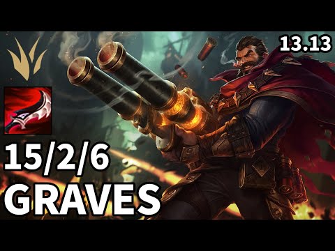 Graves Jungle vs Kindred - EUW Grandmaster | Patch 13.13
