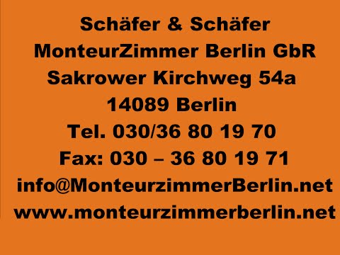 Monteurunterkunft Monteurzimmer in Berlin