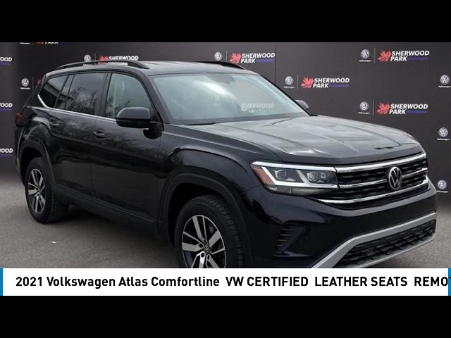 2021 Volkswagen Atlas Comfortline | VW CERTIFIED | LEATHER in Cars & Trucks in Strathcona County