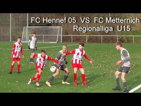 FC Hennef 05 | U 15 |  Spiel gegen FC Metternich | Regionalliga | 27.11.2021