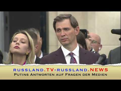 Putins Antworten auf Fragen der Medien