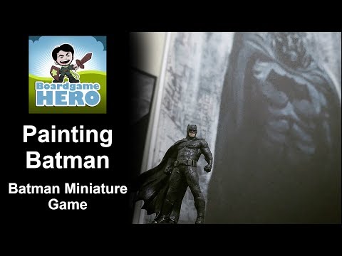 Painting Batman (Batfleck)