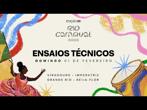 ENSAIOS TÉCNICOS - DIA 3 | Transmissão Oficial  Rio Carnaval