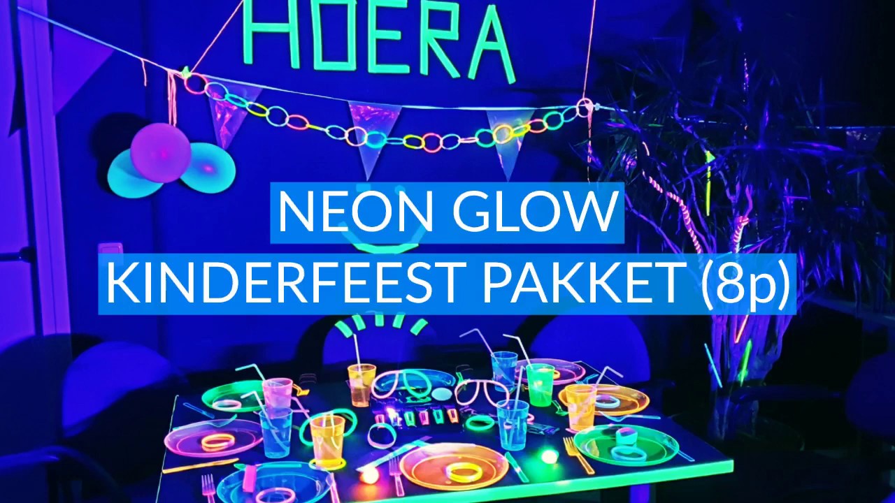 NEON GLOW KINDERFEEST PAKKET