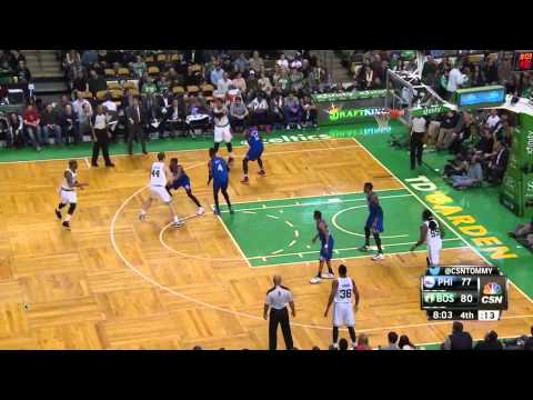 Jared Sullinger throws flare pass to Marcus Thornton