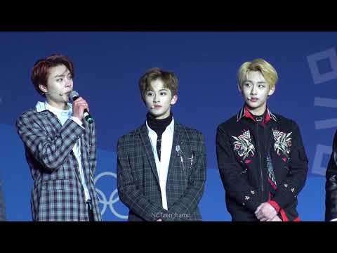 180212 평창 헤드라이너 NCT127 멘트2 _ 마크 (4K)
