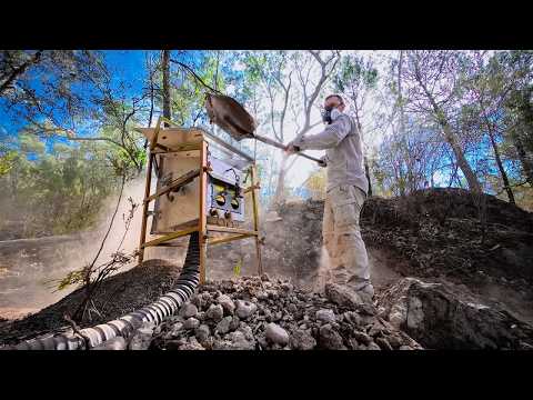 Gold Where No One Looks: Dry Washing a Mountain