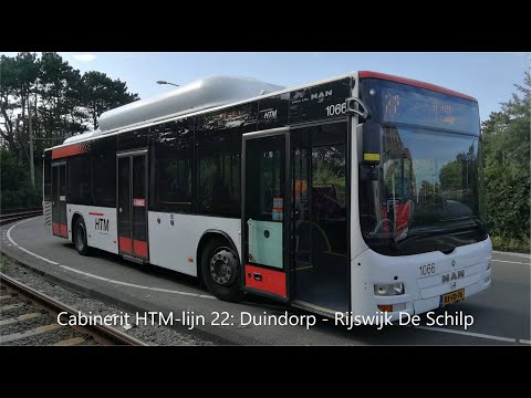 Cab ride bus; HTM-lijn 22; Duindorp-Rijswijk De Schilp (20210802)