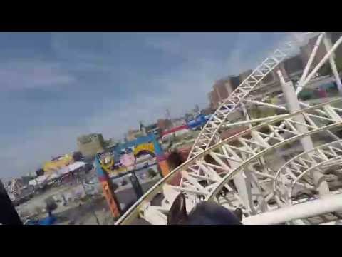 On-ride point of view of Steeplechase