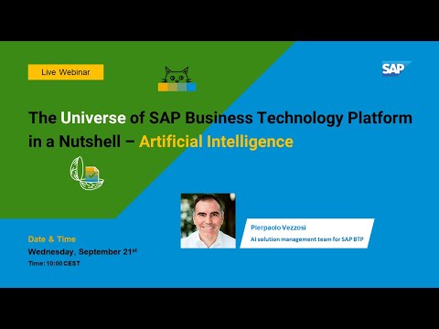 The Universe of SAP Business Technology Platform in a Nutshell – Artificial Intelligence