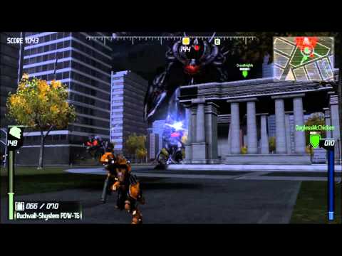 Let's Play Earth Defense Force: Insect Armageddon With Friends - Part 8 - All The Hectors