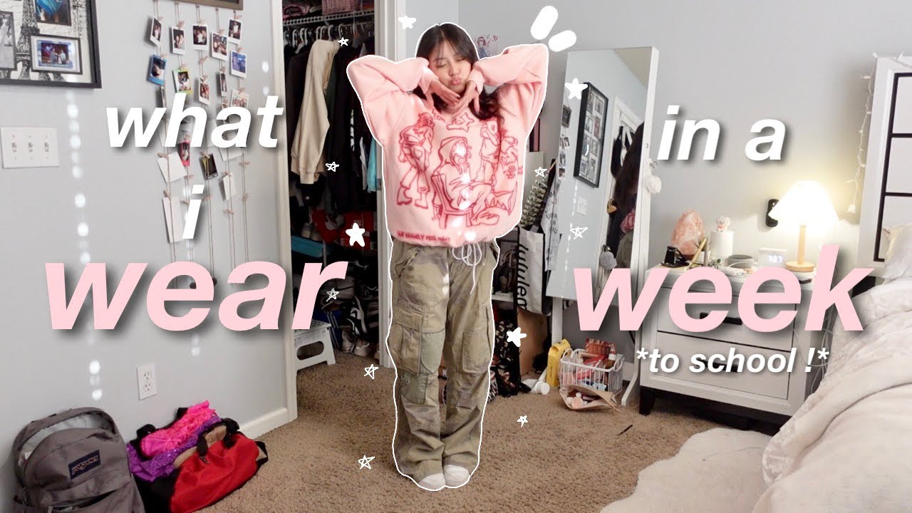 WHAT I WEAR IN A WEEK 🎀|| SCHOOL OUTFITS/INSPO