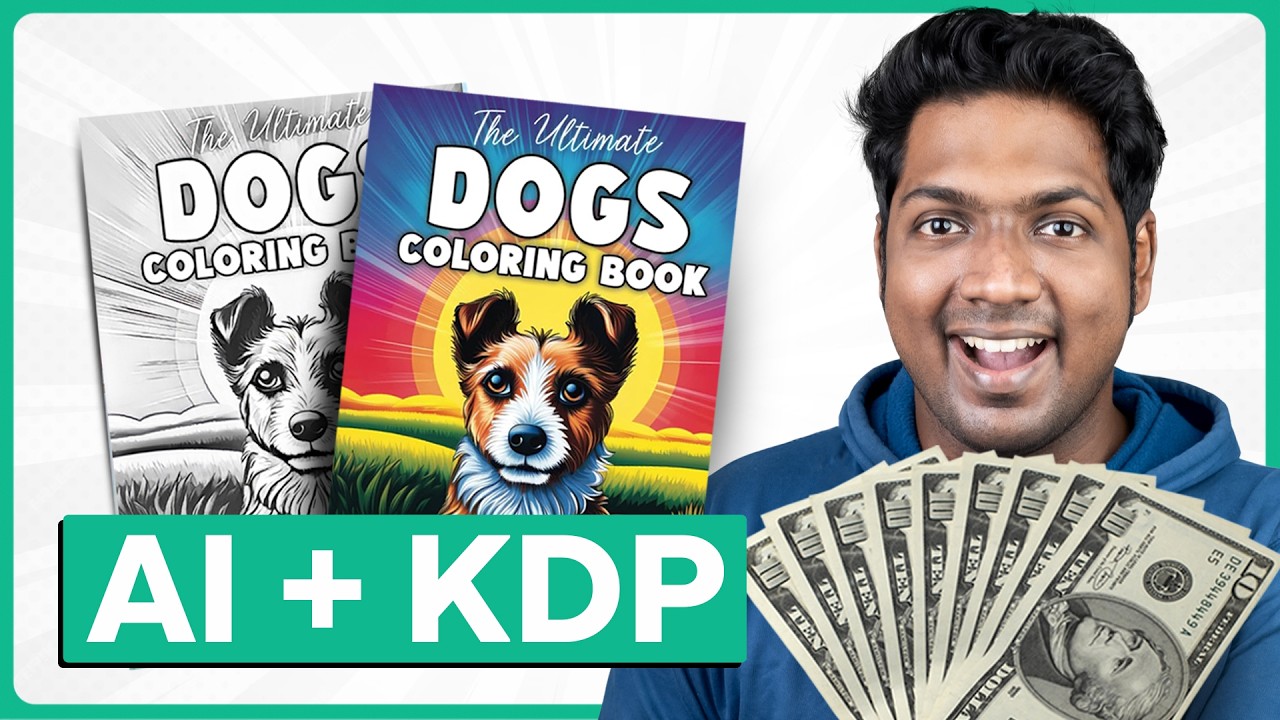 How to Create & Sell Kids' Coloring Books with AI | Earn Passive Income on Amazon