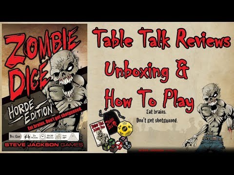 Zombie Dice Horde Edition How To Play & Components