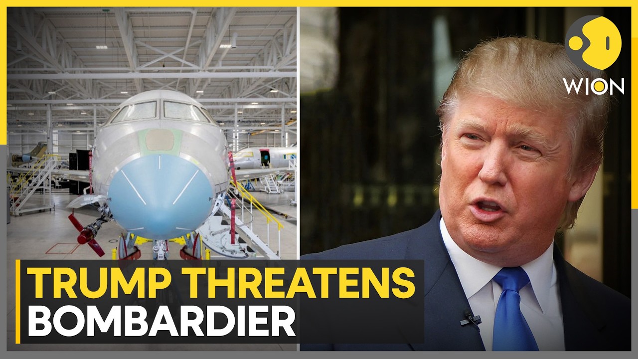 Trump Threatens Bombardier | Canadian Aircraft Maker Defends Its US Operations