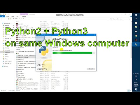 Installing Python2 And Python3 In Same Windows Os