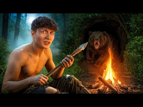 Spędziłem 1 Noc w Lesie! (SURVIVAL FRIENDZ)