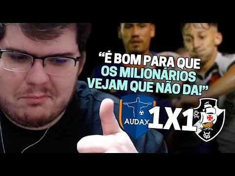 CASIMIRO REAGE: AUDAX 1 X 1 VASCO PELO CARIOCÃO 2023 | Cortes do Casimito