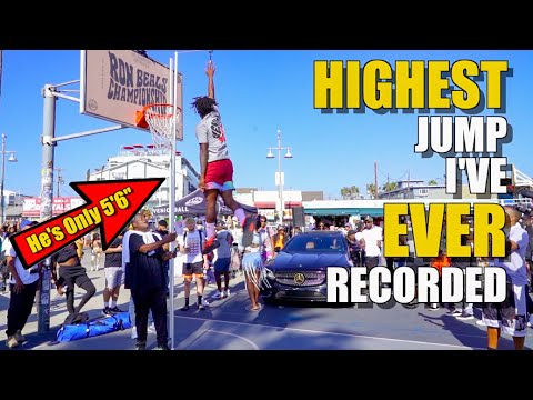 5'6" Anthony Height Records the HIGHEST Jump EVER!