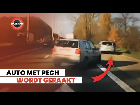 Fierce CRASH with stationary vehicle on emergency lane💥 | Classic💥 | Classic #16 | Dashcam NL