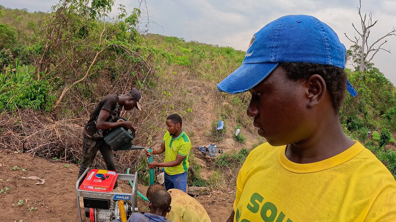 Cheguei na Roça e a Motobomba Quebrou - Tivemos que improvisar Para Resolver