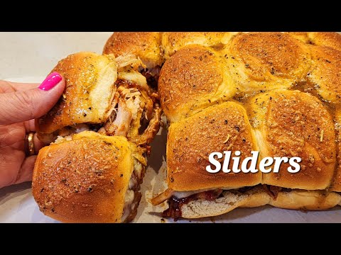 The Best BBQ Chicken Sliders