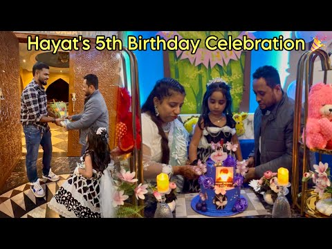 Hayat’s 5th Birthday Celebration at Sawant Palace 🎉 – Thanks for Inviting Me | RsV