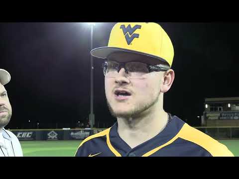 BlueGoldNews.com: WVU Baseball Jacob Watters Oklahoma State Postgame 4/15/22
