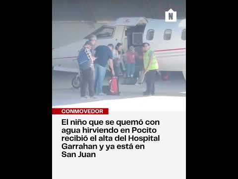 💗 El nene de Pocito que sufrió graves quemaduras volvió a San Juan