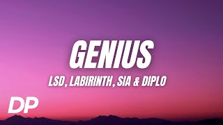 LSD - Genius (Lyrics) ft. Labirinth, Sia &amp; Diplo