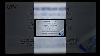 Download lagu doa setelah adzan gtv (september 2023) #shorts mp3