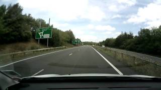 preview picture of video 'Leaving the A14 westbound to Corby/Stamford-Kettering A6003'