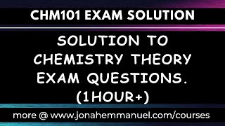 Chemistry Theory Exam Questions and Answers: Chemistry Exam Revision #excellenceacademy #chemistry
