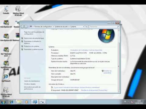 comment declarer windows 7