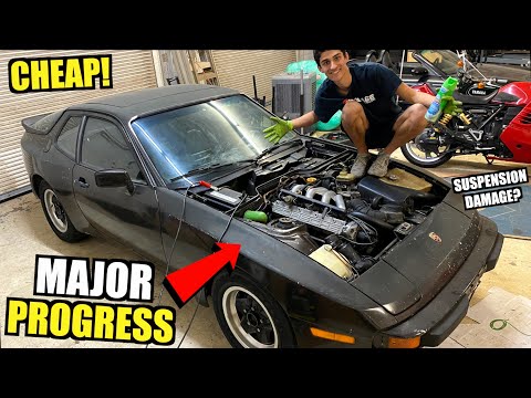 The $0 Porsche 944 Project Finally Begins! Deep Cleaning & Everything Wrong!