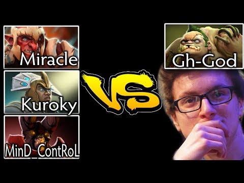 Liquid Civil War - Miracle- ft Kyroky, MinD_ContRoL vs Gh-god Dota 2