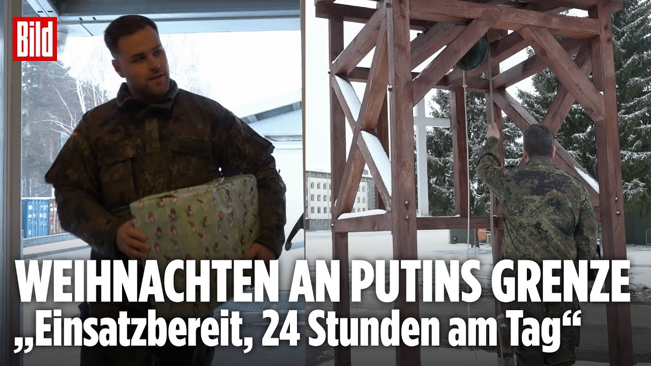 WEIHNACHTEN AN DER FRONT: So verbringen deutsche Soldaten die Feiertage im NATO-Einsatz