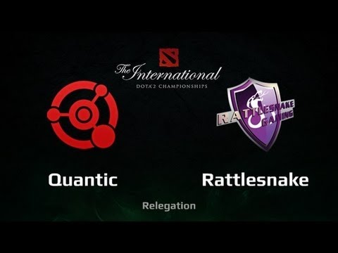 The International 3 Wild Card Match Quantic vs Rattlesnake Game 1 - Russian Commentary