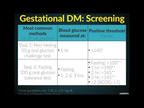 Hippo Short: Gestational Diabetes Mellitus Screening
