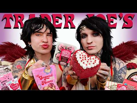 Trying Trader Joes Valentines Day Snacks!