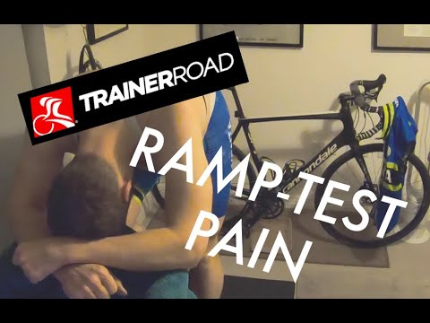 TrainerRoad Ramp Test on my Wattbike Atom