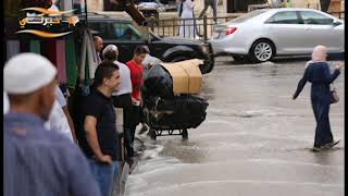 سيول وأمطار غزيرة في الأردن -وسط البلد عمان 25-10-2018