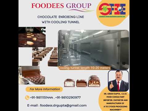 Chocolate Enrobing Line With Cooling Tunnel. DR. GIRISH GUPTA. CE.O.